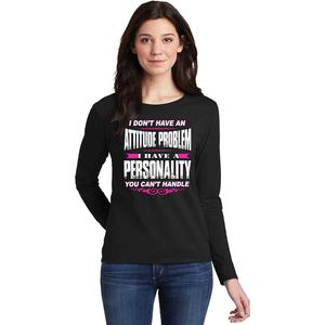 Logo personnalisé T-shirts à manches longues pour femmes Vêtements de marque en coton à manches longues de style Hip Hop T-shirts décontractés grande taille pour femmes - Product Image 3