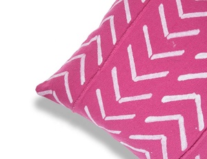 African Inspired Printed Mudcloth Pillow <b>Cover</b> Custom block Printed Pink Pillow case <b>Covers</b> Decorative Pink mudcloth Pillow Case - Product Image 5