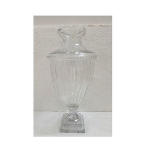 Premium Vantage Modern Hot Selling Hot <b>Clear</b> Transparent High Quality <b>Glass</b> <b>Vase</b> Tabletop Centrepiece Premium Quality <b>Glass</b> <b>Vase</b> - Product Image 2