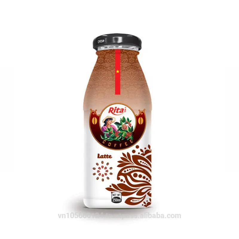 Vietnam kahve 250ml şişe Latte çözünebilir kahve