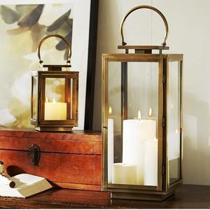 Farol Metálico Moderno con Técnica de Soldadura, Acabado con Recubrimiento en Polvo Marrón, para Decoración del Hogar y Bodas, Tamaños y Colores Personalizados - Product Image 6