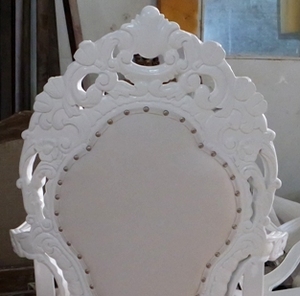Muebles de silla de boda real tallada pesada - Product Image 3