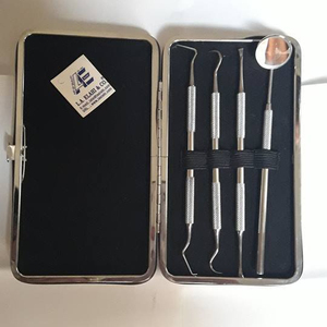 ODM OEM 2026 Set 4 PRO Kit de Sondas Dentales de Acero Inoxidable, Herramientas Manuales de Limpieza e Higiene Bucal - Product Image 2