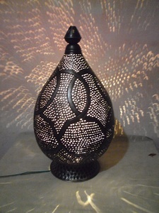 Estilo marroquí Linterna colgante negra Candelabros de metal Linternas y tarros de velas - Product Image 2