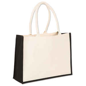 Bolsas de lona con diseño de logotipo personalizado, bolsas de lona portátiles de algodón para compras publicitarias dibujadas a mano DIY respetuosas con el medio ambiente - Product Image 3