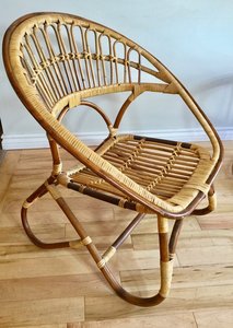 โต๊ะเก้าอี้หวายสไตล์วินเทจแบบทันสมัยตะกร้าธรรมชาติดีไซน์สำหรับเฟอร์นิเจอร์กลางแจ้ง - Product Image 3