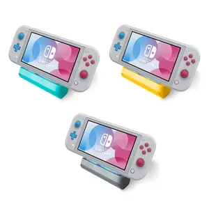 Baru Multi Warna Charger Dock Pengisian Mean Nintendo Switch Lite dengan USB-C Kabel