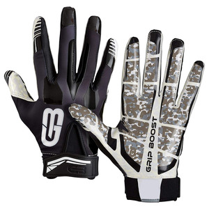 Gants de récepteur de football américain pour jeunes sur mesure uniformes de sublimation poignées en cuir légères et respirantes personnalisables - Product Image 3