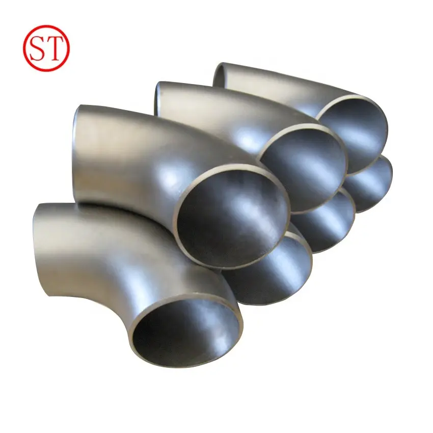 ASTM A234 WPB seamless sch40 steel pipe fittings MS ELBOW