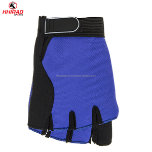 Nouveaux gants de cyclisme en cuir respirants à demi-doigts de haute qualité, personnalisables avec services OEM pour hommes, sports de plein air - Product Image 4