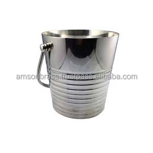 Grand refroidisseur de vin décoré à vendre Seau à glace à champagne au design antique Refroidisseur de vin en cuivre Seau à glace personnalisé - Product Image 6
