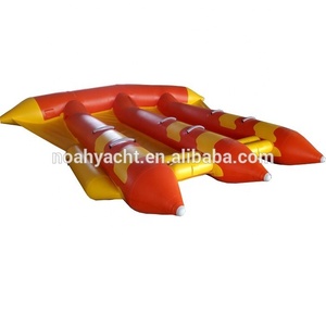 Bateau banane gonflable à grande vitesse en PVC pour <span class=keywords><strong>6</strong></span> personnes, bateau banane gonflable, bateau flottant remorquable pour les jeux aquatiques d'été - Product Image 6