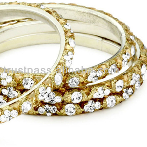 <b>Indian</b> Stone <b>Bangles</b> Bracelets Rhinestone <b>Bangle</b> - Product Image 1