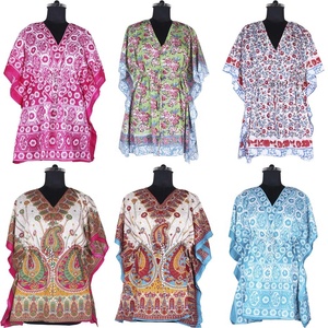 Kaftan court de grande taille, Farsha, confection de robes en inde - Product Image 1