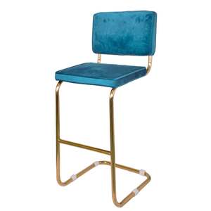 Taburete de Bar industrial de cuero y hierro de nuevo estilo - Product Image 5