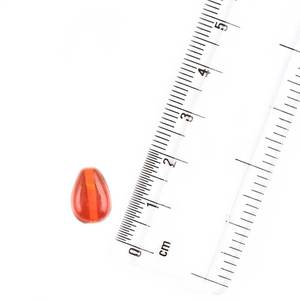 งานหัตถกรรมลูกปัดแก้วทรงหยดน้ำทำด้วยมือสีแดง (แพ็คละ12ชิ้น) - Product Image 1