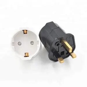 Adaptor Travel Adaptor Steker Schuko EU Ke UK