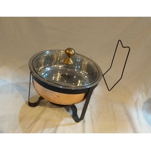 Plato de chafado para el hogar, decoración de platos para Hotel y restaurante, logotipo personalizado, diseño moderno, de Metal y cobre, nuevo diseño - Product Image 5