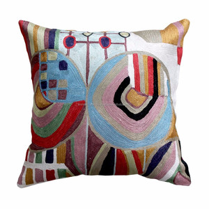 Ocean life-funda de cojín picasso bordada a mano, hecha a mano - Product Image 4