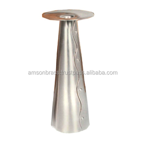 แท่นวางเทียนชุบนิกเกิลสำหรับตกแต่งเชิงเทียนทำมือ - Product Image 2