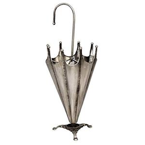 Technique d'artisanat de porte-parapluie rond en métal galvanisé antique - Product Image 1