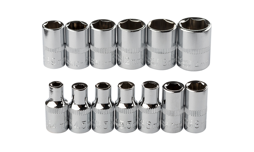 46pcs 1/4-Inch Socket Set for Professional Car Repair Tools