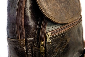 Sac à dos vintage fait main 100% en cuir véritable fait à la main en cuir véritable sac à dos de voyage randonnée sacs à dos pour hommes et garçons - Product Image 3