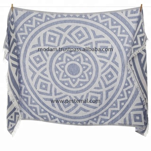 En espiral y tribales Maya símbolos de alta calidad Mandala Pestemal toallas con Brightful colores y elegante modelo 100 algodón - Product Image 3