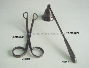 Vela de latón niquelado negro de alta calidad, accesorios para velas, apagador de velas de Metal en color acero negro - Product Image 2