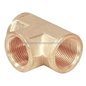 ผลิตภัณฑ์ฮาร์ดแวร์ตัวทีท่อทองเหลืองตัวเมีย - Product Image 1