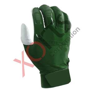 Guantes de bateo de béisbol de cuero con diseño personalizado para niños y jóvenes, guantes suaves antideslizantes y ajustables resistentes al desgaste - Product Image 1
