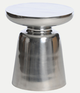 Taburete de BAR de METAL, taburete otomano de jardín, taburete lateral moderno - Product Image 5