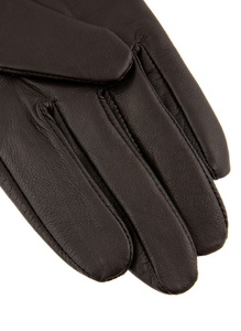 Guantes de carreras elegantes para mujer de primera calidad Piel de oveja con Detalle de lazo delicado Mezcla sofisticada atemporal - Product Image 3