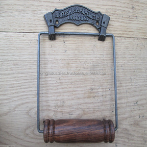 OMG Industries, portarrollos de papel higiénico de hierro de acero inoxidable, accesorios de baño con diseño elegante, duradero y funcional - Product Image 3