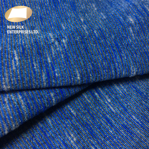 Tissu blub à rayures épaisses, en nylon et polyester, spandex, couleur bleue, pour t-shirt - Product Image 4