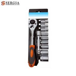 Taiwán-Juego de enchufes para percha de conductor, mango de trinquete alemán, 1/2" - Product Image 4