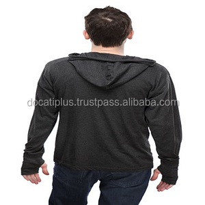 Sweats à capuche personnalisés OEM avec gants pour hommes - Product Image 4
