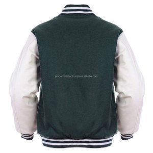 OEM personalizado manga larga parche Chenille Varsity chaqueta transpirable Formal lana PU cuello con capucha bordado decoración sublimación - Product Image 2