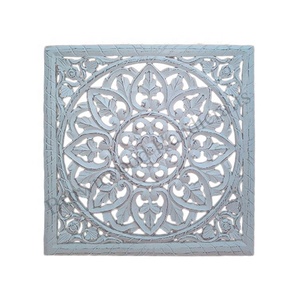 Modern Farmhouse Wall <b>Decor</b> <b>MDF</b> Hand Carved Hanging Square Shape <b>Panel</b> Interior <b>Decor</b> <b>Panels</b> Wholesale Buyers at Cheap Price - Product Image 1