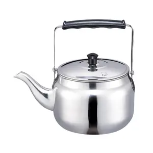 Hot sale cheap price simple design 0.5 / 0.75 / 1.0 / 1.5 / 2.0L stainless steel teapot set