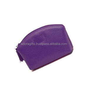Lady PU Leather Small Pouch for Cosmetics Jewellery Money and Cell Phone-Zipper <b>Makeup</b> <b>Holder</b> Cosmetic Bag - Product Image 1