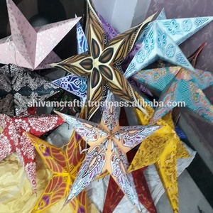 Nuevas y Modernas Lámparas de Papel Colgantes de Lujo con Estampado Brillante para Navidad, 60cm, Ecológicas, Combinables, Venta al Por Mayor - Product Image 4