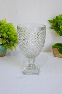 Florero ostentoso de cristal para Interior y Exterior, floreros decorativos baratos, pieza central, diseño antiguo de mármol, para el hogar - Product Image 2