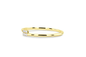 Anillos de Boda de Plata de Ley con Incrustaciones de Diamantes Simulados y Baño de Rodio, Joyería Personalizable de Moda - Product Image 6