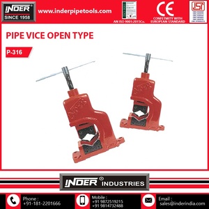 Étau de tuyau de type ouvert à corps solide en fonte de qualité industrielle de l'exportateur indien de confiance avec support OEM & ODM personnalisé - Product Image 4