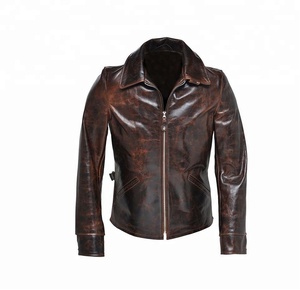 Chaqueta de Motociclista de Cuero Vacuno ZS 600, Bordada, a Prueba de Viento, Impermeable, Talla Grande, para Invierno - Product Image 5