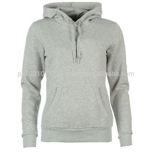 Sudadera con capucha blanca de manga larga de algodón con logotipo personalizado de alta calidad y cremallera para mujer, ropa de gimnasio, diseño informal de hombro liso - Product Image 3
