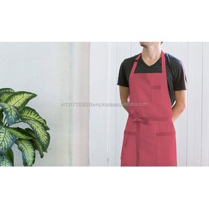 Delantales de cocina de cintura de algodón de calidad superior, accesorios de cocina hechos a medida - Product Image 6