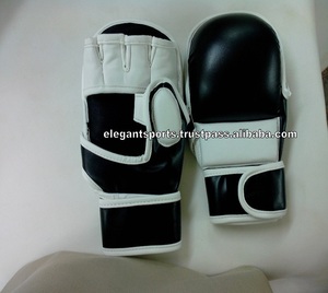 Entrenamiento mma LUCHA CONTRA guantes de cuero de formación mma ahorrando guantes diseño personalizado - Product Image 2