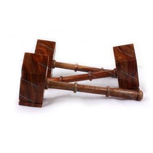 Marteau en cuivre OEM personnalisable en bois Regalia maçonnique pour projets de bricolage - Product Image 1